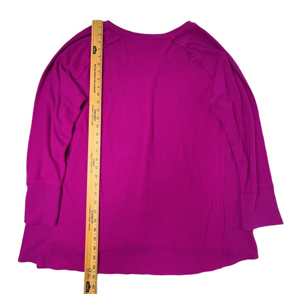 Wildfox Haley Elderberry Pink Brushed V-Neck Tunic Top Size XXL - Picture 10 of 10